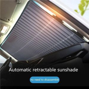 Pare-soleil Rétractable Pour Voiture, Pare-brise-Réfléchissant-Isolation Thermique