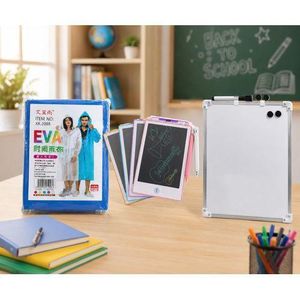 Kit Élève 3 Pièces – Imperméable, Ardoise LCD et Tableau Blanc