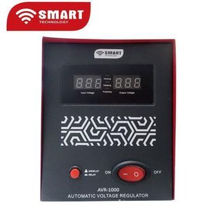 SMART TECHNOLOGY Stabilisateur AVR-1000 - 1000 VA – Rouge
