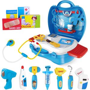 Mallette de Docteur Interactive – Jeu d’Imitation pour Enfants / BLEU