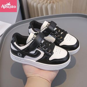 Arsuxeo Chaussures de sport décontractées pour enfants de 4 à 13 ans, chaussures de skate pour garçons