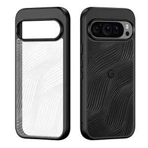 Coque pixel 10 pro / pixel 10 transparent noir 