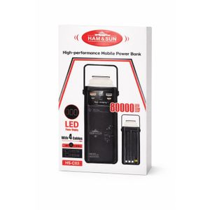 Power Bank  80 000 mAh – Charge Rapide 22.5W