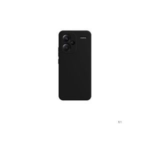 Coque en silicone compatible Redmi note 13 pro plus +1 anti choc noir