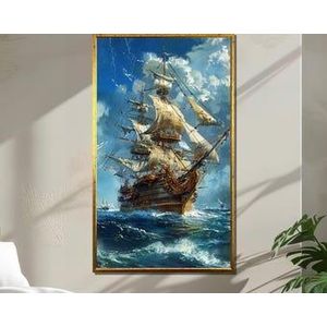 Gm Tableau Murale de qualité voilier 40*60