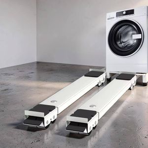 Support Roulette Ajustable Mobile Pour Machine à Laver, Réfrigérateur, Sèche Linge, Meubles, Congélateur, Lave Vaisselle - La Solution Discrète et Efficace pour Vos Appareils