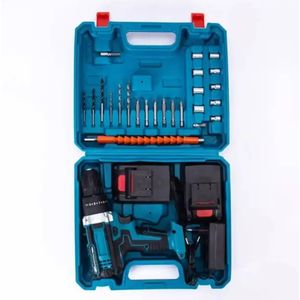 Accessories Perceuse Visseuse Sans Fil 21V Avec 2 Batteries+24 Accessoires