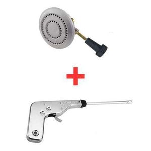 KiTTETE DE BRÛLEUR MÉTALLIQUE CIRCULAIRE ET ALLUME-GAZ PISTOLET 