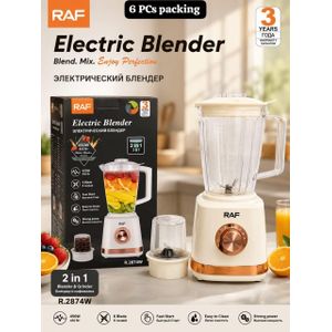 RAF Blender Électrique  ,Mixeur & Moulin 2 en 1