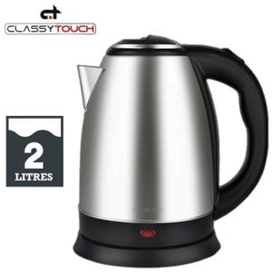 super Thermos Electrique / Chauffe Eau- Acier Inoxydable - Argent gris et noir