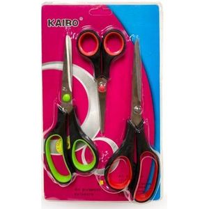 Ensemble 3 Ciseaux -Rose