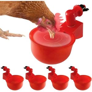 20 Pipettes - Abreuvoirs automatique - gobelets d'eau pour volaille - poulets - oiseaux - canards