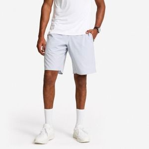 Domyos Short De Fitness Respirant - Poches Zippées - Homme - Bleu