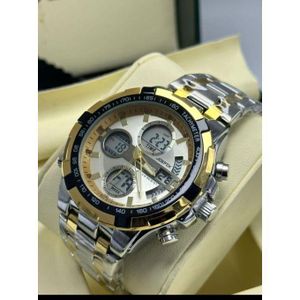 Joefox Montre Hommes, Entièrement En Acier, à Quartz, 2023- Fond Blanc