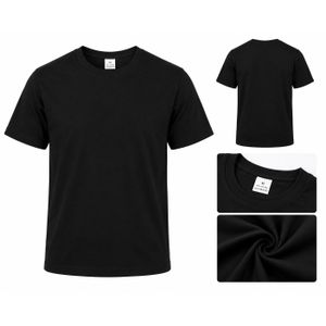 T-shirt Noir Unisexe Col Rond – Basique Premium Confortable