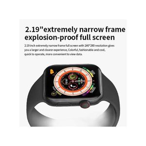 Montre intelligente 2.19'' pouces Native Storm étanche C90PRO Noire