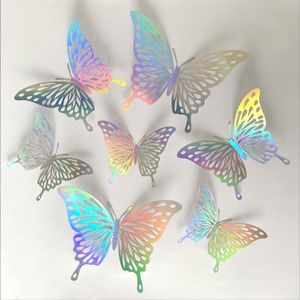 Stickers Muraux Papillons 3D (Jaune) - Sticker Mural Papillon