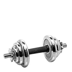 02 Haltère De Musculation Ajustable 15 Kg - Inox