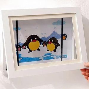 Cadre photo à rabat, format A4, pour les dessins d'enfants, avec fermeture magnétique - 21 x 29.7 cm