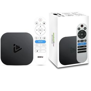 Box Android TV 4K 2Go de RAM, 16Go de ROM, 2.4G 5G BT5.4, Android 14 WIFI et Ethernet