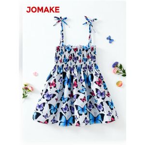 JOMAKE Robe à bretelles pour filles de 1 à 7 ans