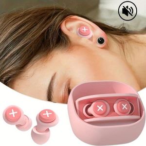Bouchons d'oreilles en silicone réutilisables - Super anti-bruit, idéal pour les étudiants et les dortoirs, anti-ronflement