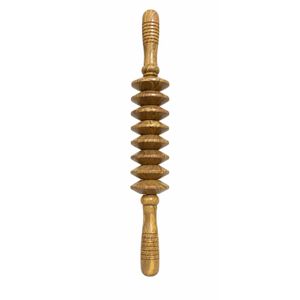 Rouleau de Massage en Bois 8 Disques – Maderothérapie Corps Entier – Massage du Dos, Jambes et Taille – Relaxation Musculaire et Bien-être