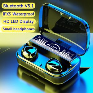 Ace Elec Ecouteurs Bluetooth 5.1 - M10 LED - Noir