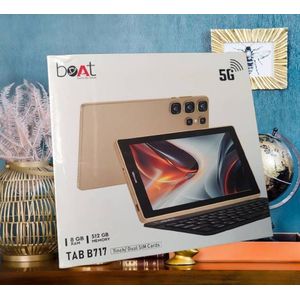 Boat Tablette Professionnelle 5G avec 2 Puces et Clavier Bluetooth (8GB RAM / 512GB ROM), Ecran 7 pouces, Android 13.0, 5000 mAh
