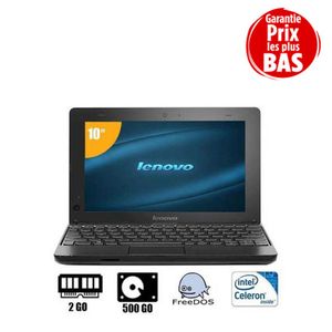 Lenovo PC Portable - E10-30GT - 10 Pouces - 2Go Ram - 500 Go