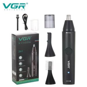VGR Tondeuse Nez Électrique 2 En 1  V-613 Sans Fil Portable Rechargeable