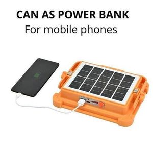 Votre Projecteur LED Solaire Rechargeable, Lampe De Construction, Réflecteur Portable, Projecteur Extérieur