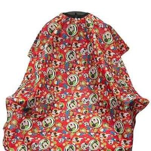 Cape De Coiffure Enfant Professionnelle Ajustable  - Rouge 