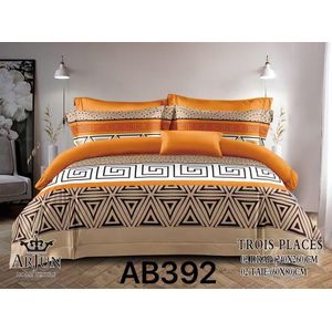 Ensembles de 2 draps de 3 places + 2 taies d'oreillers