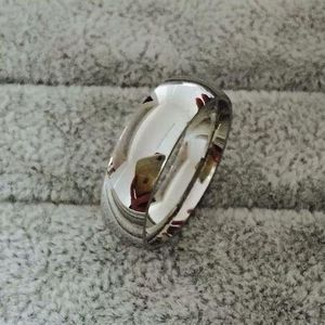 Titanium Steel 6mm bague de mariage hommes bijoux style de mode