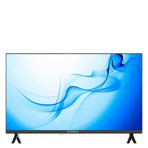 Nasco TV LED Slim 32" - Décodeur Intégré -  HD - Régulateur de tension - HDMI - USB - VGA - Noir - Garantie 12 Mois