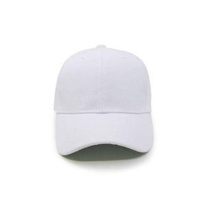 Casquette de Baseball Unisexe - Style Ajustable Minimaliste - Blanc Pur