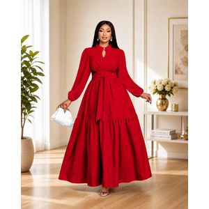 Mode Robe Longue Élégante Femme 