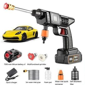 Karcher Pistolet à Eau Haute Pression Sans Fil Pour Voiture - Double Batterie - 10000mAh Battery Kit