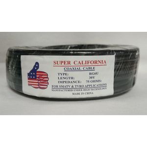 Star Sat Câble COAXIAL RG6 - Noir 30M
