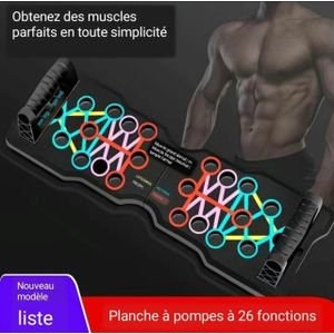 Planche de Push-Up Multifonction 26 Positions pour Entraînement Musculaire