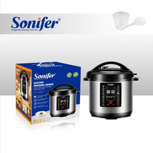 Sonifer Cuisinière Electrique à Pression Multifonctionnelle  SF-4031, 220V, Grande Capacité, 6 Litres, Ecran numérique Et Tactile 