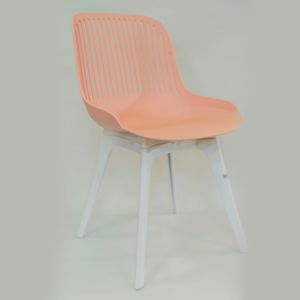 chaise scandinave moderne bicolore