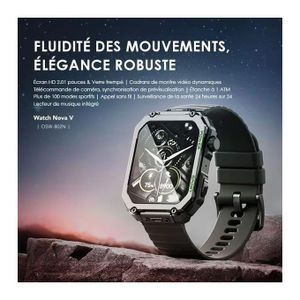 Oraimo Oraimo Watch Nova V écran 2.01" HD Avec Cadrans Vidéos Dynamiques