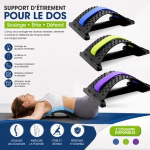 Support d'Étirement pour le Dos – Correcteur de Posture Réglable (3 Niveaux)