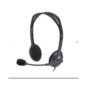 LOGITECH Casque audio filaire supra-auriculaire Logitech H111 avec micro (noir)