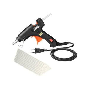 Pistolet à Colle Chaude 20W + 50 PCS Bâtons De Colle Haute Température BN
