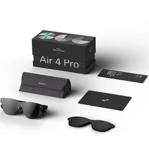 TCL Lunettes AR RayNeo Air 4 Pro, écran vidéo HDR10 de 201 pouces, films 3D et jeux, lunettes intelligentes pour iPhone 17, 16, 15/Android/Switch 2/Mac