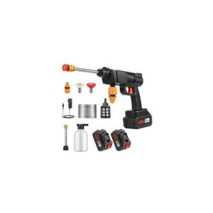 Pistolet A Eau Lavage De Voiture Portable(Haute Pression)-Avec Deux Batteries