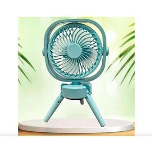 Chic Mini Ventilateur Rechargeable Bleu